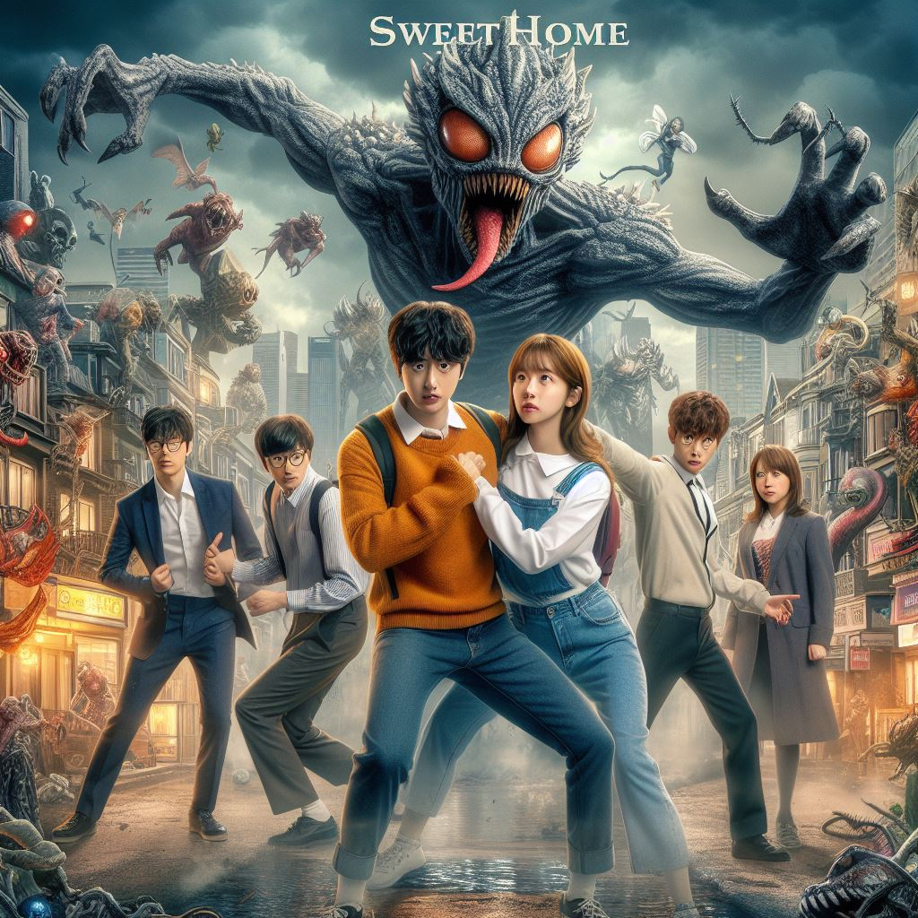 Sweet Home cast poster