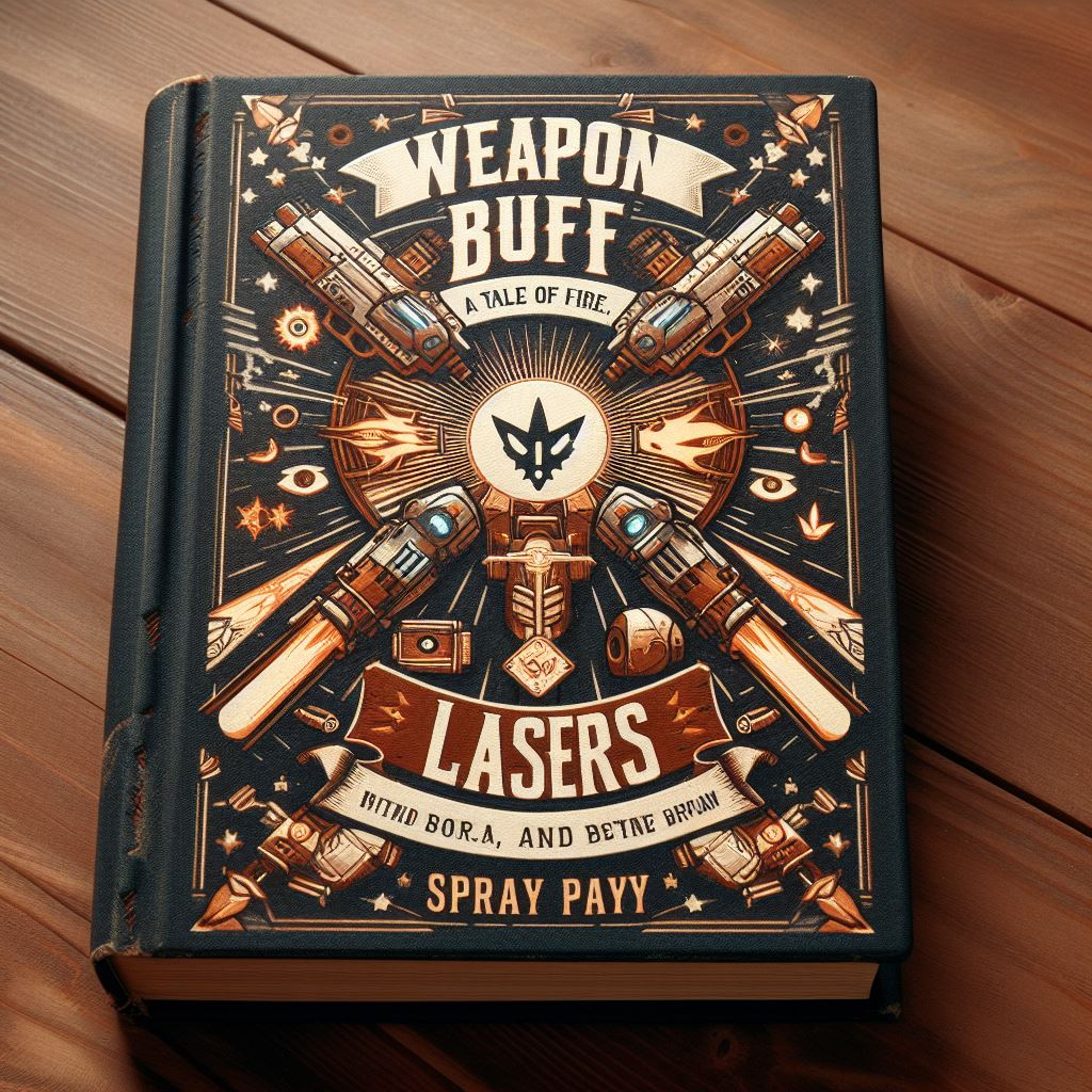 Helldivers 2 Weapons Buff portrayed in a book