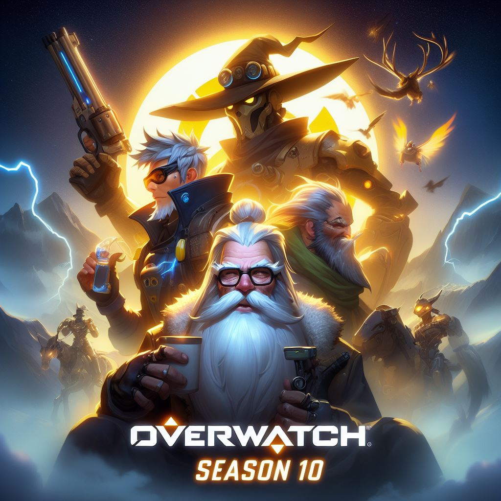 Cartoon illustration of Venture, the new hero in Overwatch 2 Season 10.